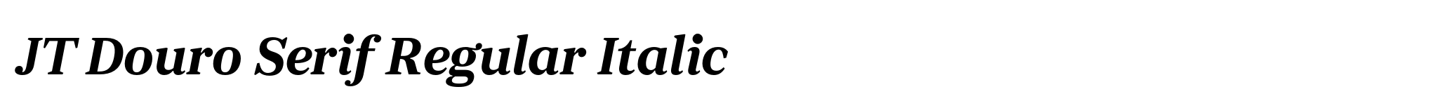 JT Douro Serif Regular Italic image